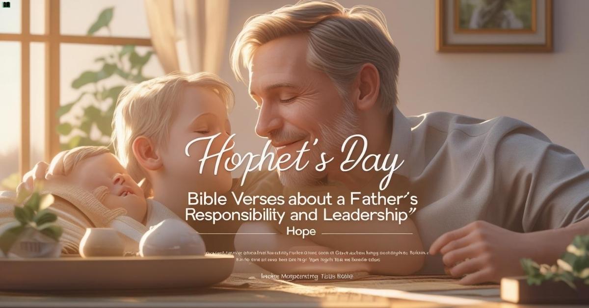 Bible Verses About a Father’s Responsibility and Leadership