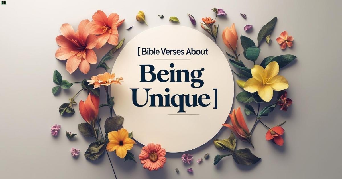Bible Verses About Being Unique