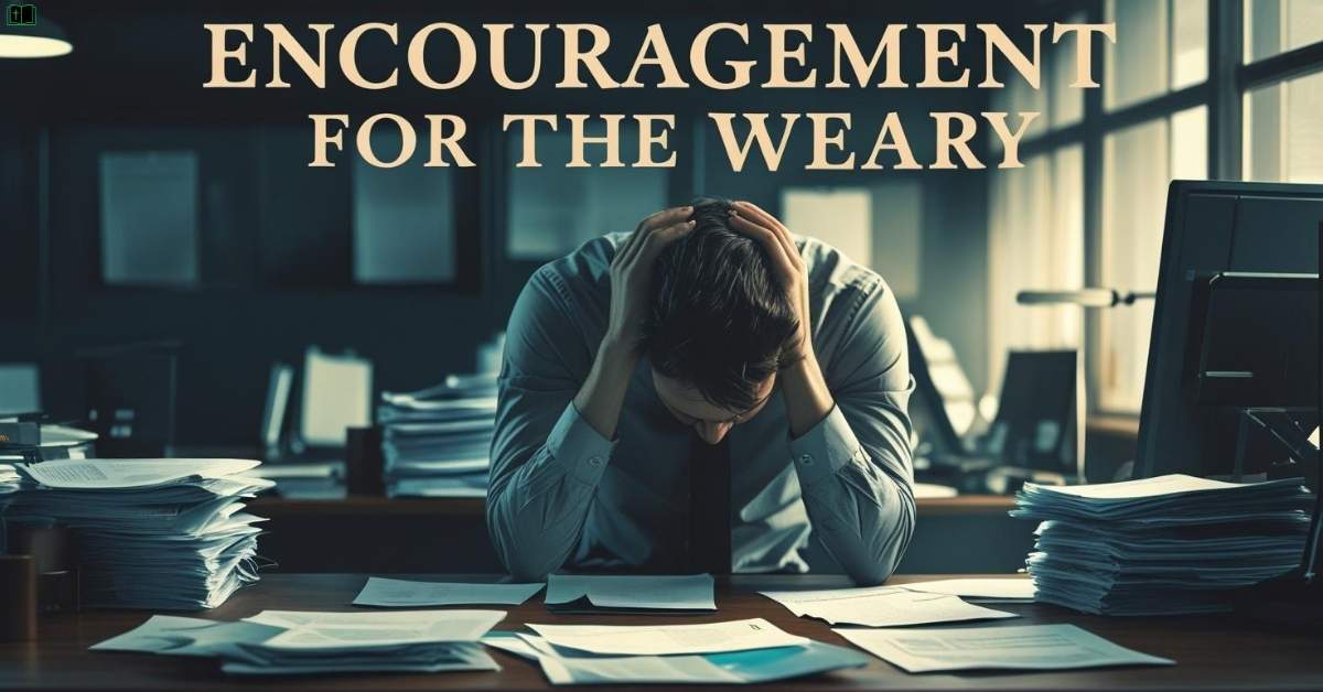 Encouragement for the Weary