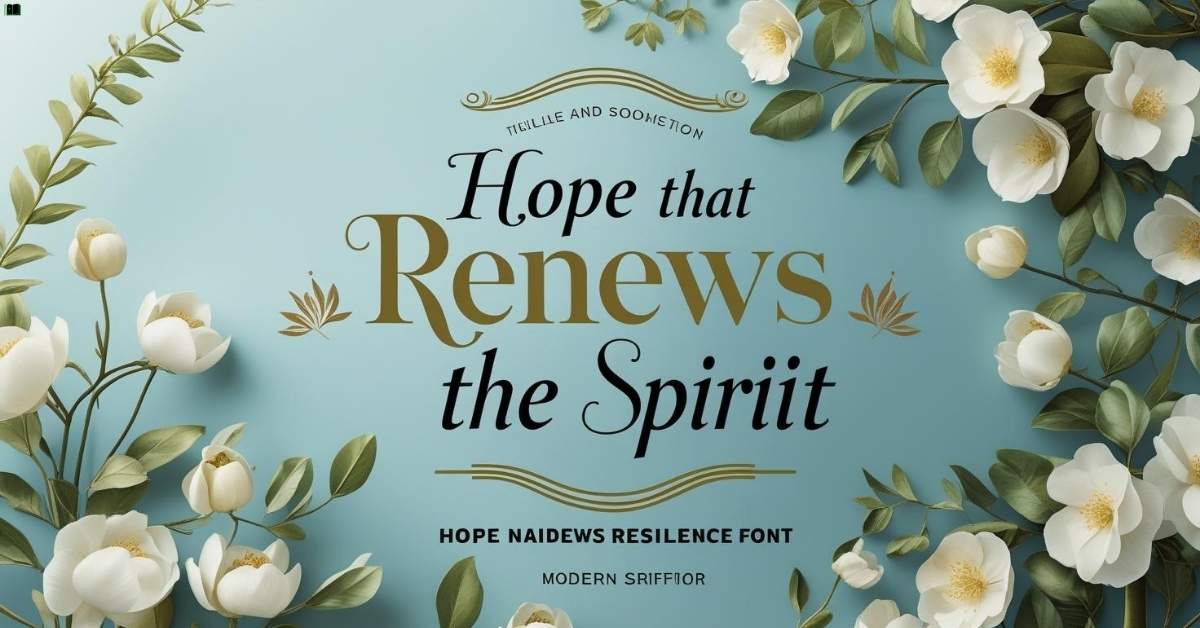 hope-that-renews-the-spirit Hope That Renews the Spirit