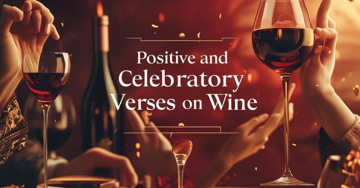 Positive and Celebratory Verses on Wine