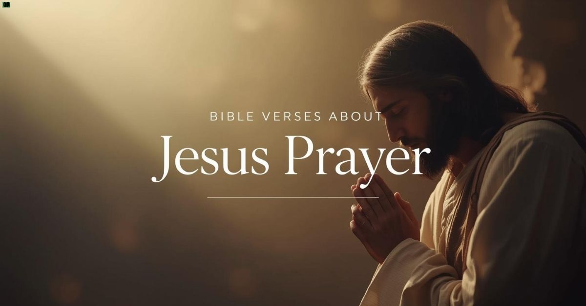 Bible Verses About Jesus Praying